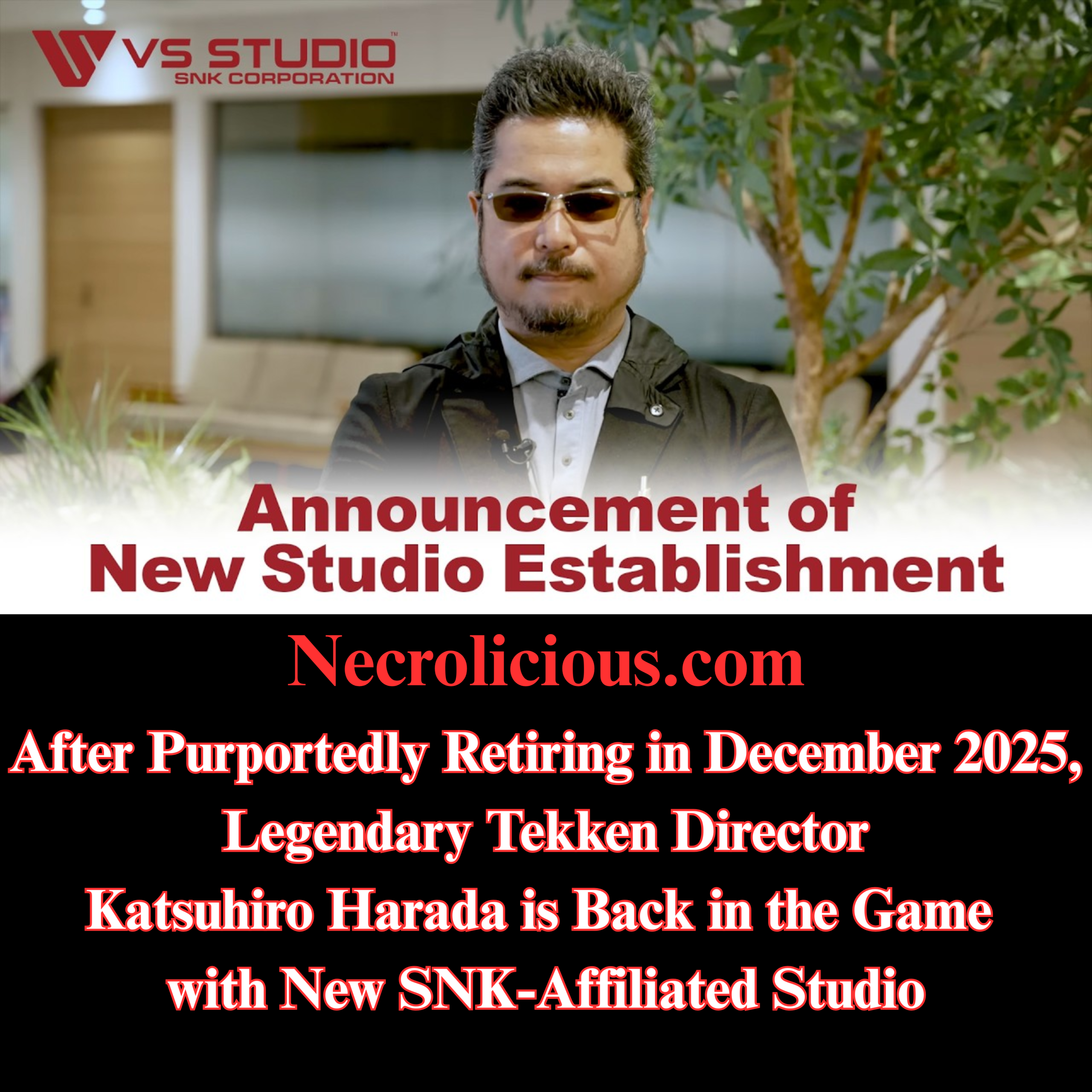 After Purportedly Retiring in December 2025, Legendary Tekken Director Katsuhiro Harada is Back in the Game with New SNK-Affiliated Studio